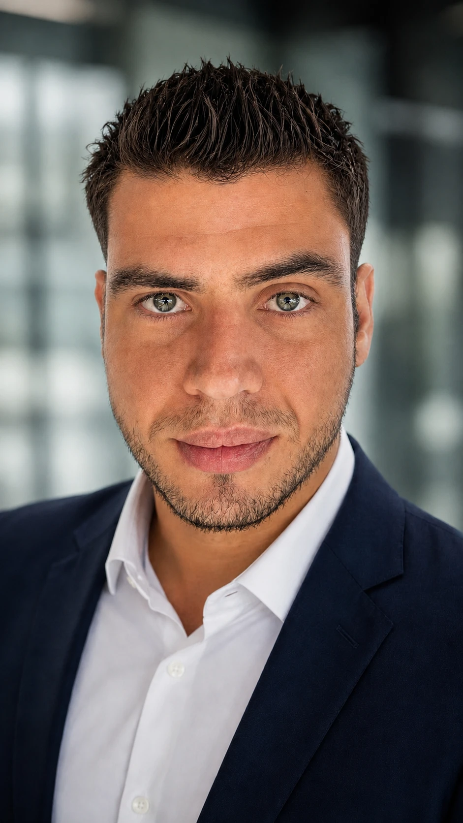 Mak VieSAinte, Fundador da LuxeDrive, em retrato corporativo elegante, definindo a visão estratégica de excelência em transporte executivo.